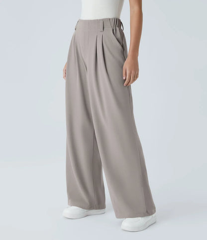 Marina | Pantalón palazzo de cintura alta