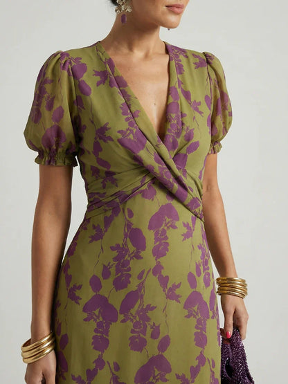 Vanesa | Vestido midi Floral holgado