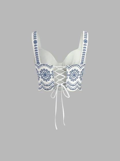 Conjunto Capri Azul Mediterráneo