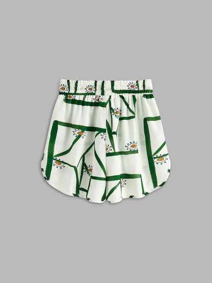 Sabrina | Conjunto corto · Estampados con cordón y bolsillos