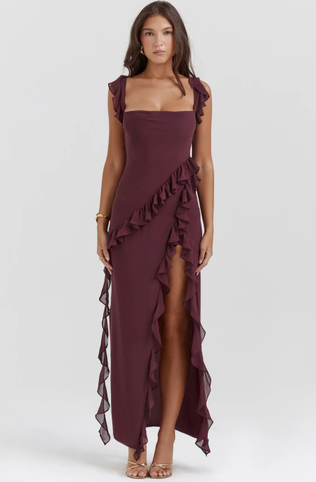 Vestido largo Amira – Azul cielo