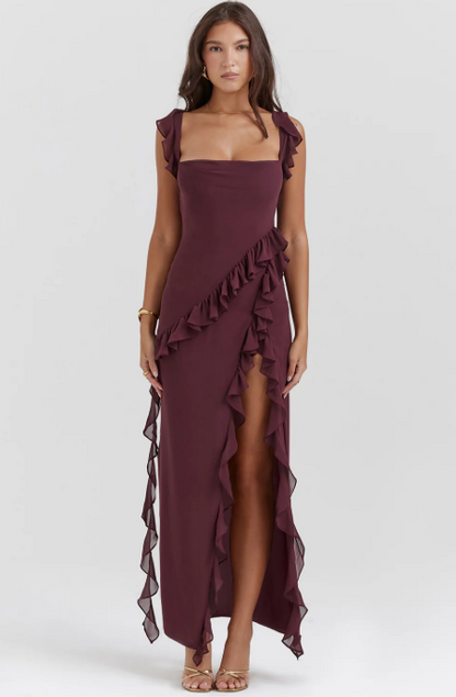 Vestido largo Amira – Azul cielo