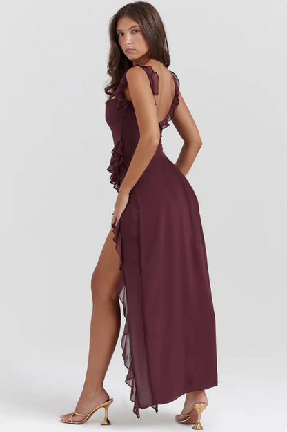 Vestido largo Amira – Azul cielo