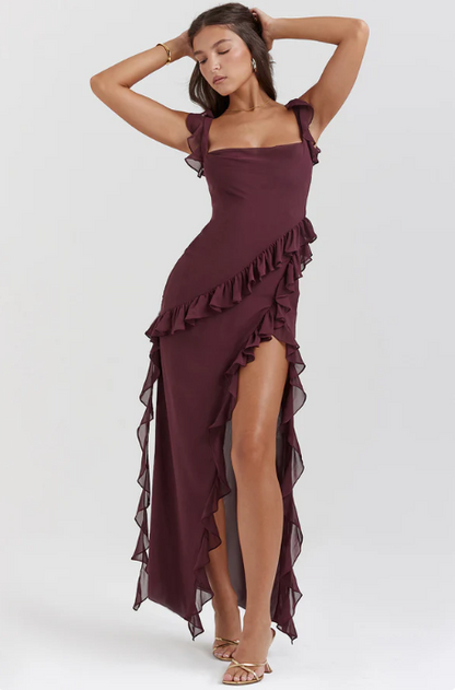 Vestido largo Amira – Azul cielo