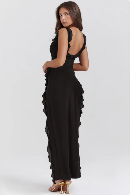 Vestido largo Amira – Azul cielo