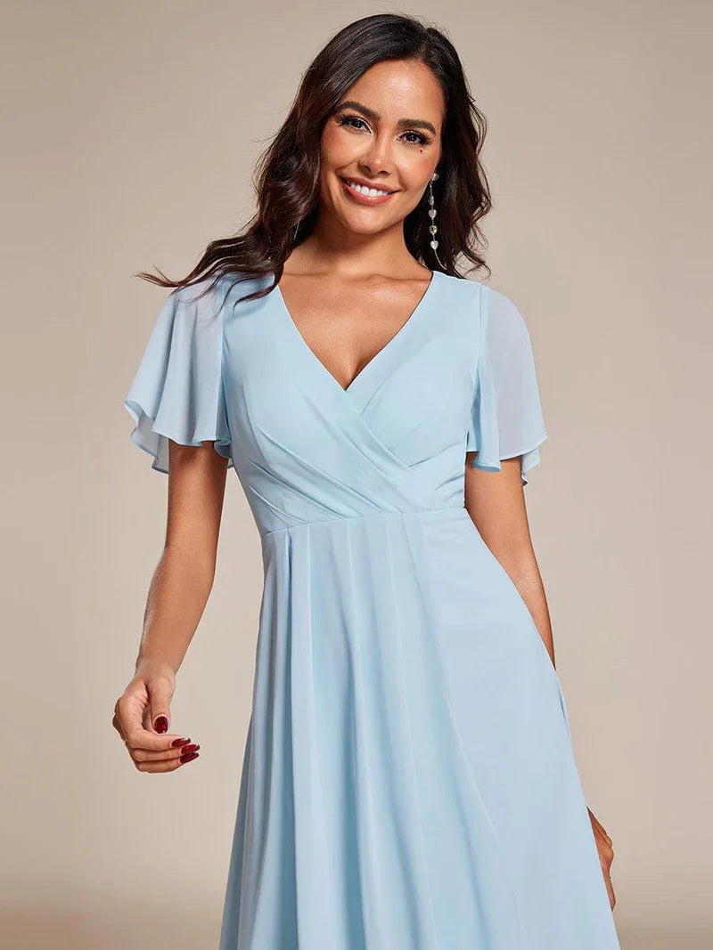 Primaveral | Vestido en V formal · casual