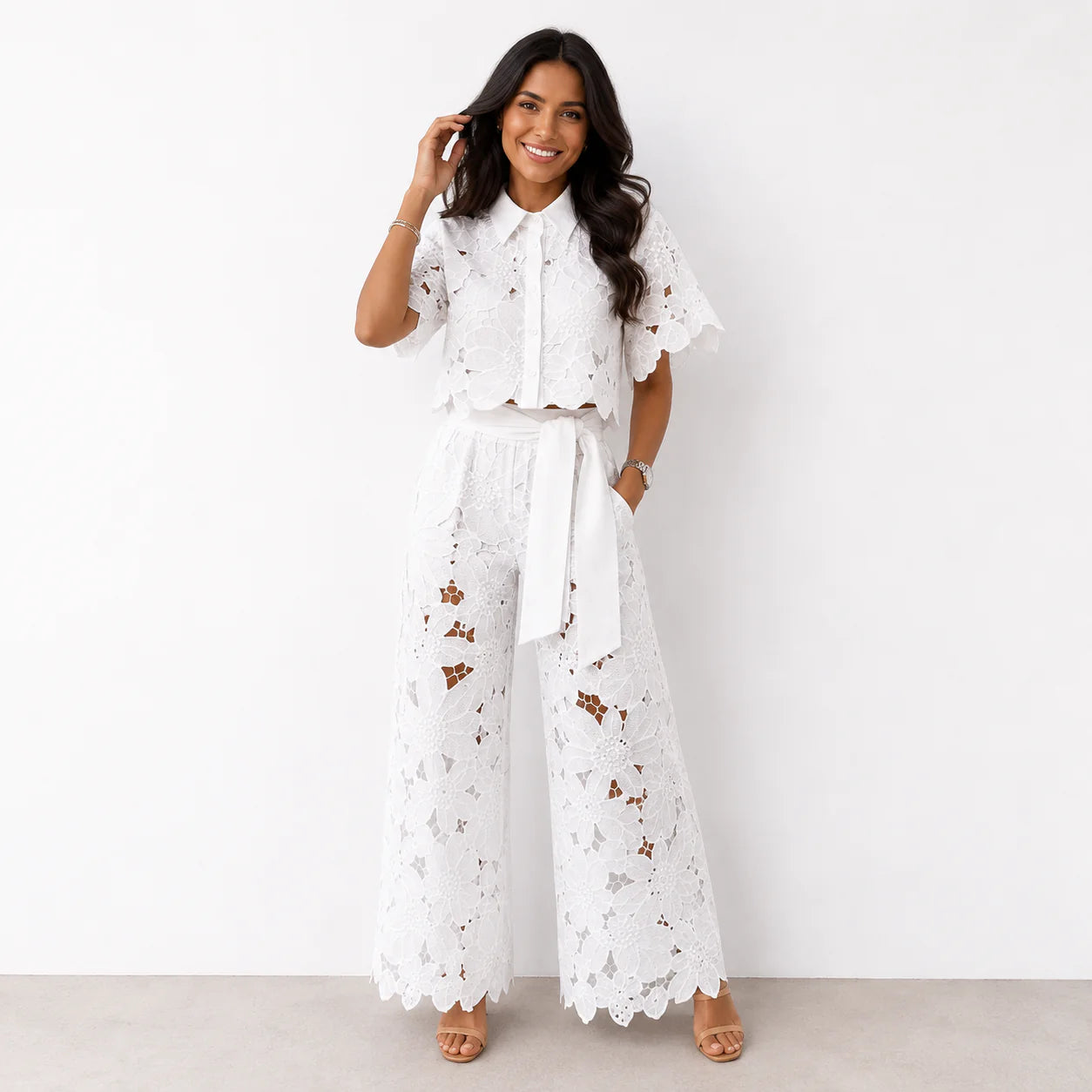 Isabella | Conjunto de dos piezas vaporoso